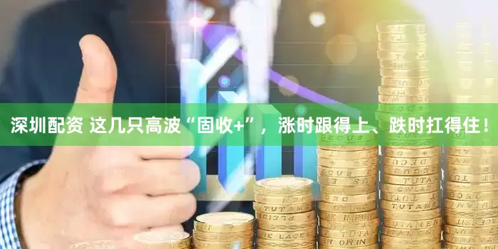 深圳配资 这几只高波“固收+”，涨时跟得上、跌时扛得住！